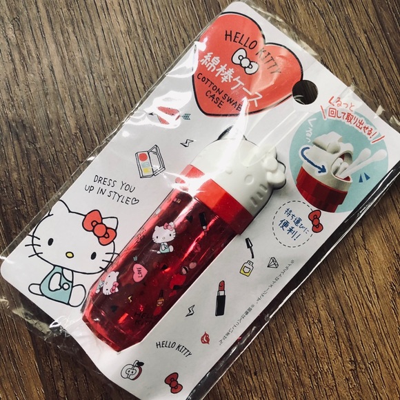 Hello Kitty Accessories - HK-NWT Travel Cotton Swab Holder